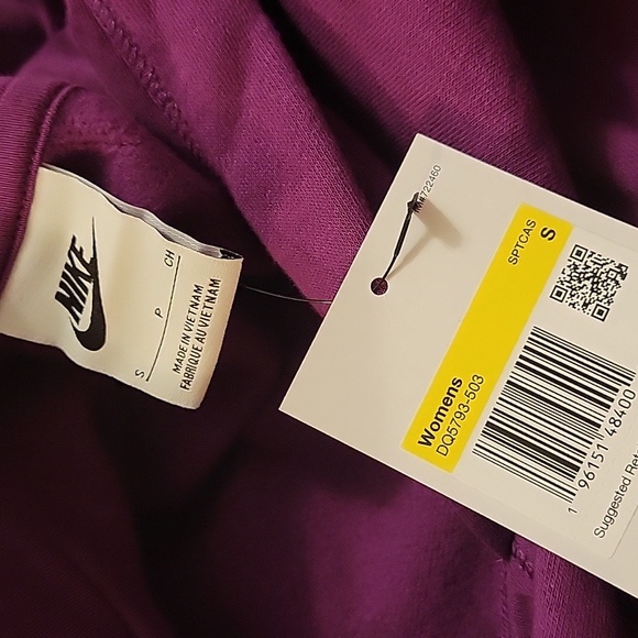 Nike Women's Club Fleece Pullover Hoodie - purple - Picture 14 of 14